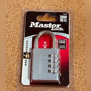 Master Lock Combination Lock, Set Your Own Combination Padlock for Lockers